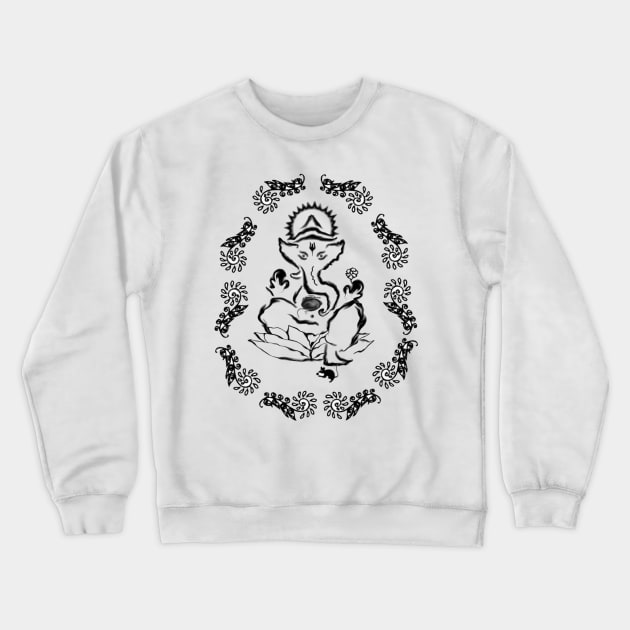 Ganesh Crewneck Sweatshirt by Crazydodo